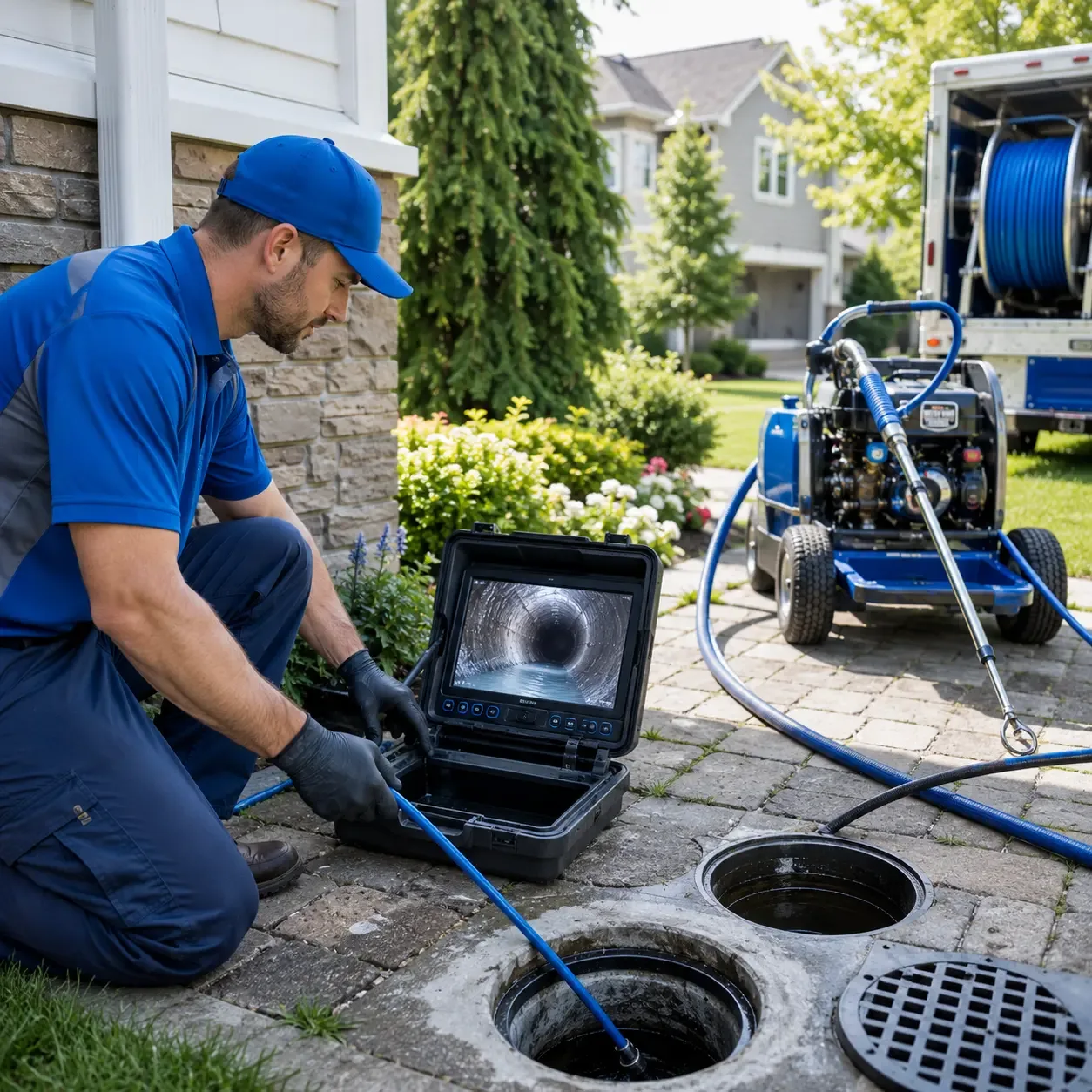 Outdoor drain cleaning professionals serving Iron Gate, VA